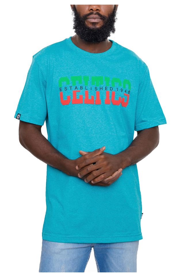Camiseta-NBA-Name-Team-Boston-Celtics-Verde-Mescla