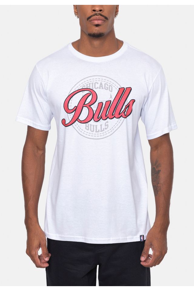 Camiseta-NBA-Metal-Team-Chicago-Bulls-Off-White