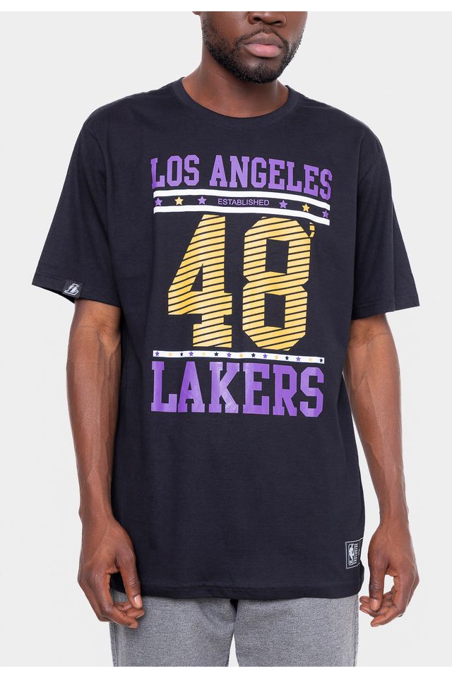 Camiseta-NBA-Color-Year-Los-Angeles-Lakers-Preta