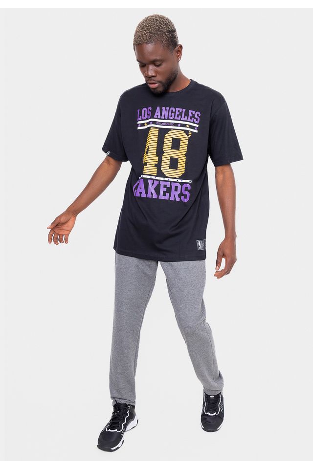 Camiseta-NBA-Color-Year-Los-Angeles-Lakers-Preta