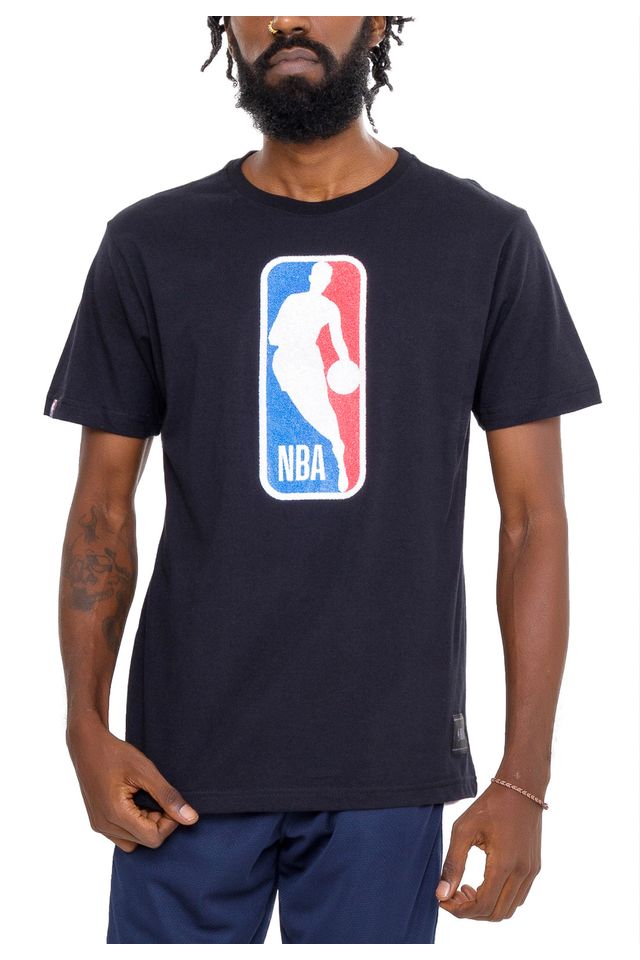 Camiseta-NBA-Logo-Esferas-Preta