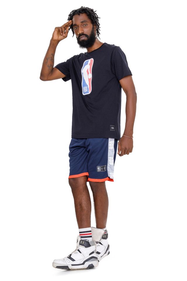 Camiseta-NBA-Logo-Esferas-Preta