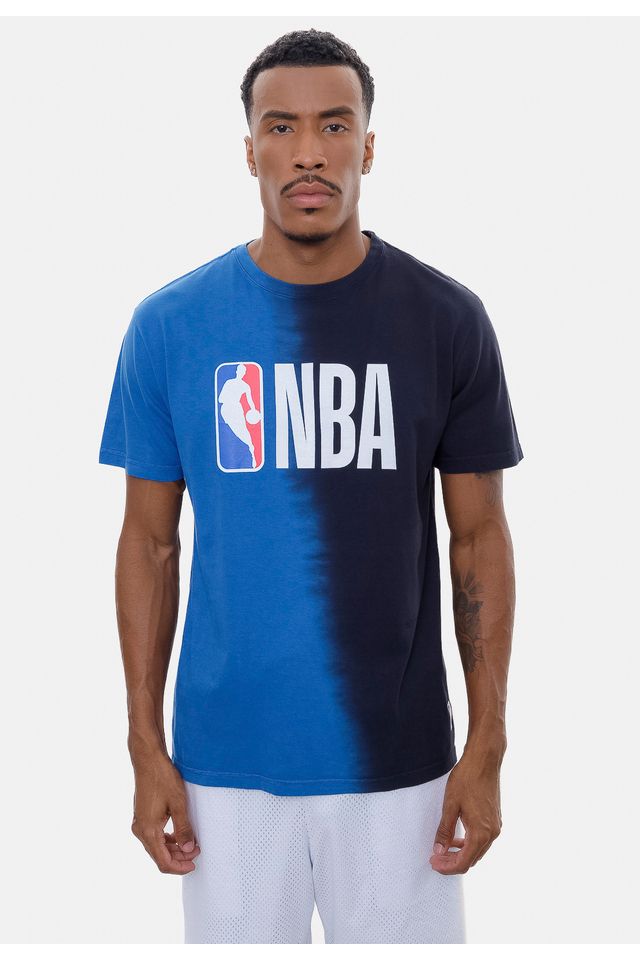 Camiseta-NBA-Gradient-Color-Preta-Com-Azul-Royal