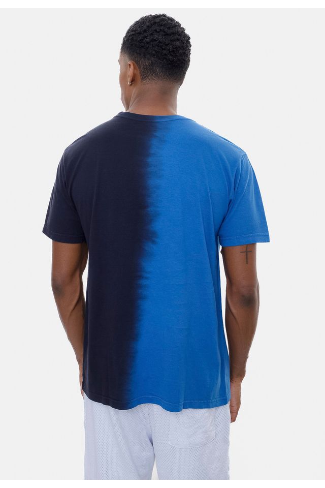 Camiseta-NBA-Gradient-Color-Preta-Com-Azul-Royal