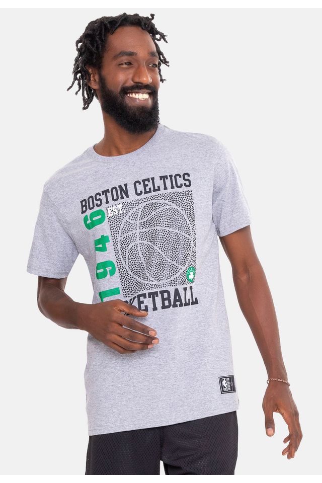 Camiseta-NBA-Since-Time-Boston-Celtics-Cinza-Mescla