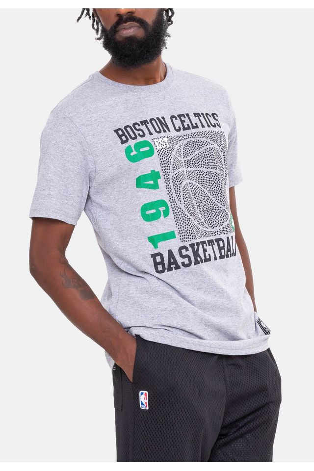 Camiseta-NBA-Since-Time-Boston-Celtics-Cinza-Mescla