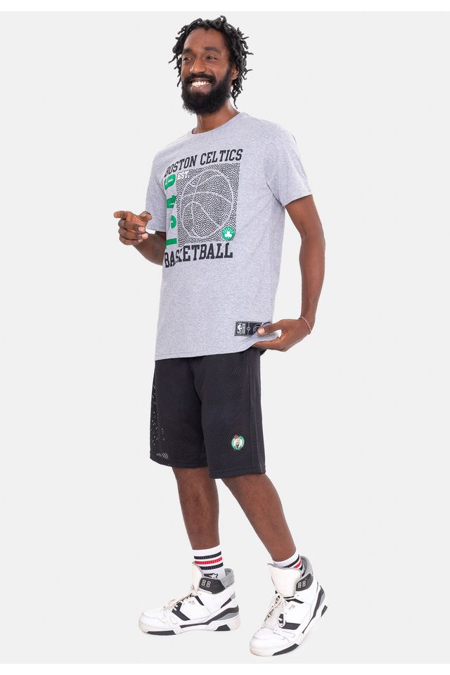 Camiseta-NBA-Since-Time-Boston-Celtics-Cinza-Mescla