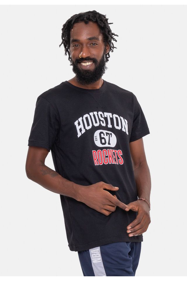 Camiseta-NBA-College-Team-Houston-Rockets-Preta