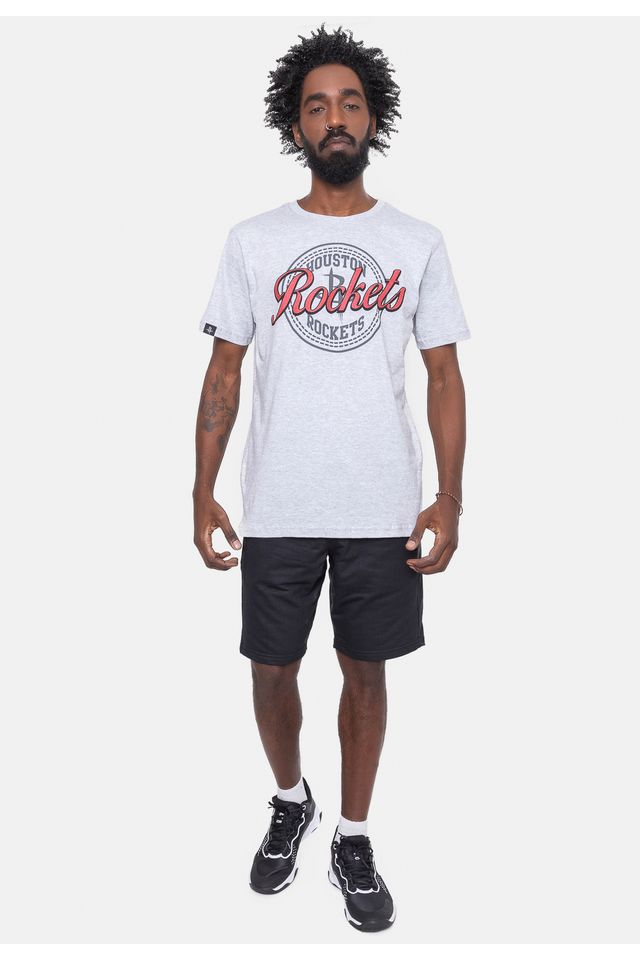 Camiseta-NBA-Metal-Team-Houston-Rockets-Cinza-Mescla