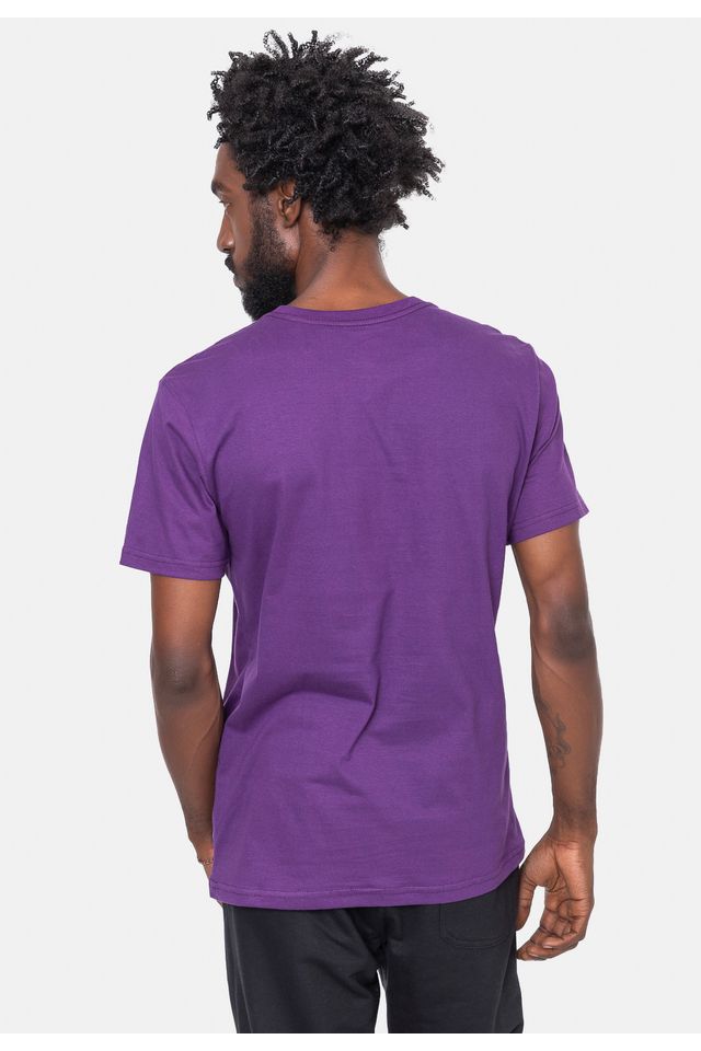 Camiseta-NBA-Silver-Logo-Los-Angeles-Lakers-Roxa
