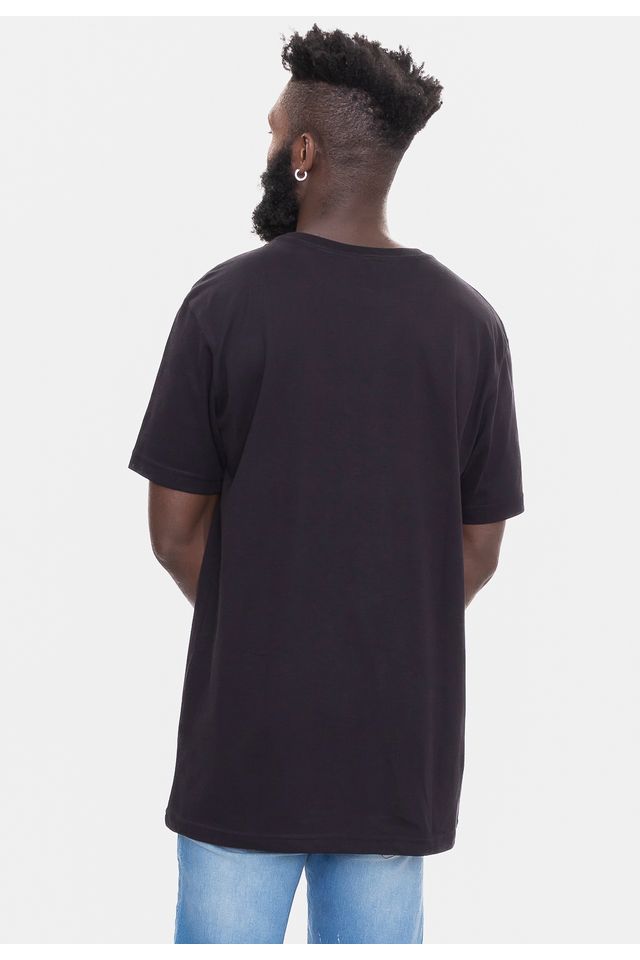 Camiseta-NBA-Color-Stripes-Preta
