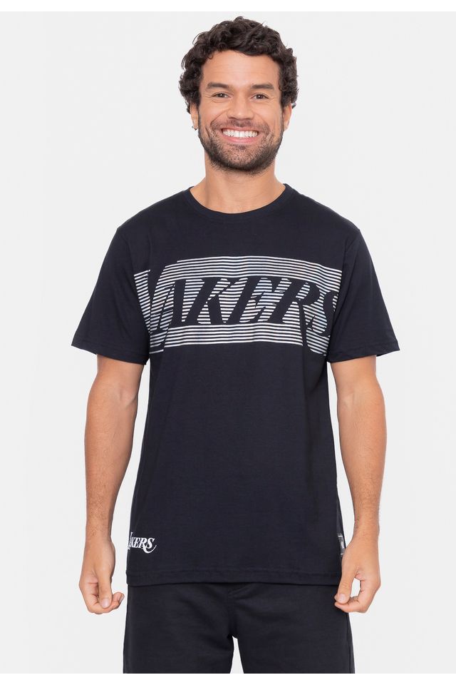 Camiseta-NBA-Eletric-Lines-Los-Angeles-Lakers-Preta