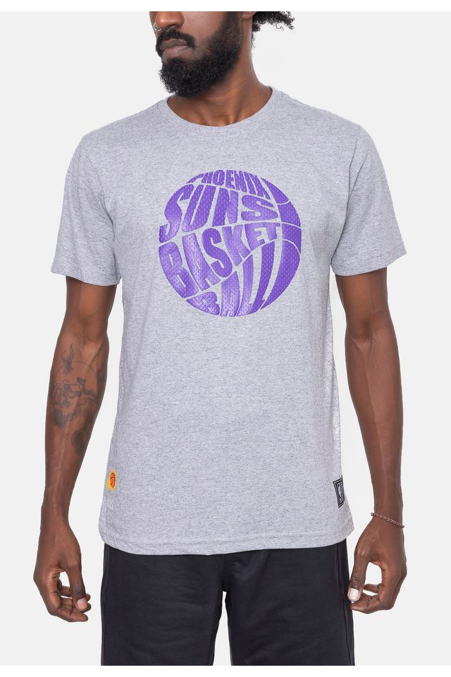Camiseta-NBA-Basketball-Phoenix-Suns-Cinza-Mescla