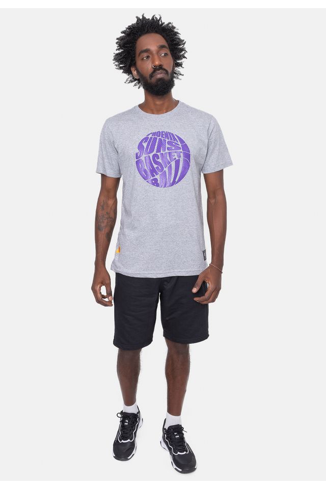 Camiseta-NBA-Basketball-Phoenix-Suns-Cinza-Mescla