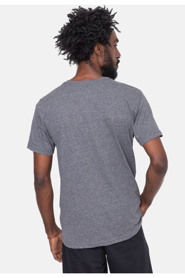 Camiseta-NBA-Maxi-Logo-Los-Angeles-Clippers-Cinza-Mescla-Escuro