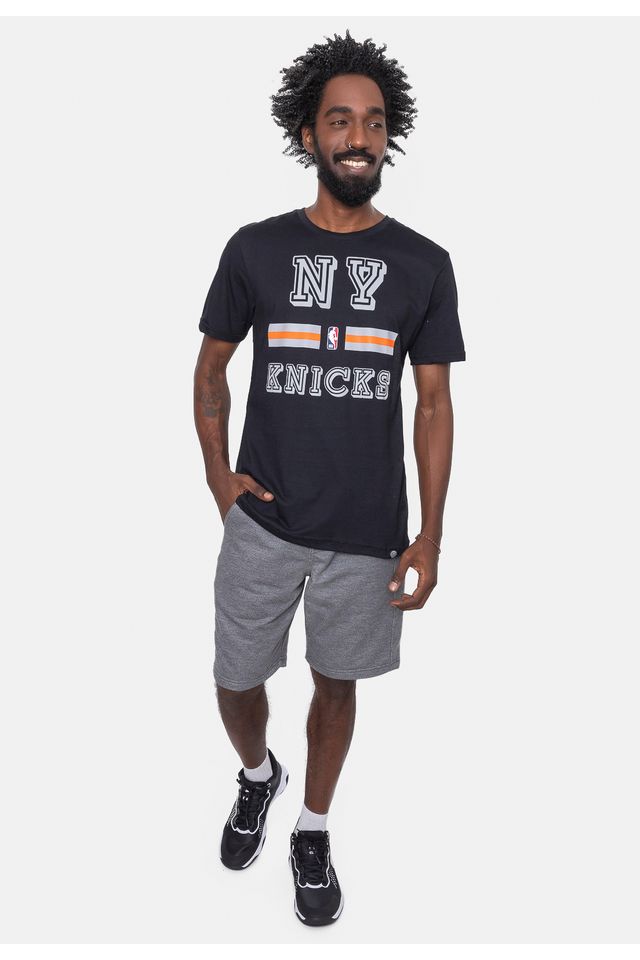 Camiseta-NBA-Color-Stripes-New-York-Knicks-Preta