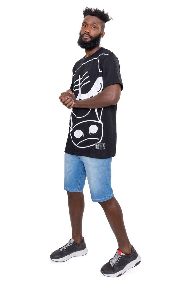Camiseta-NBA-Maxi-Logo-Chicago-Bulls-Preta