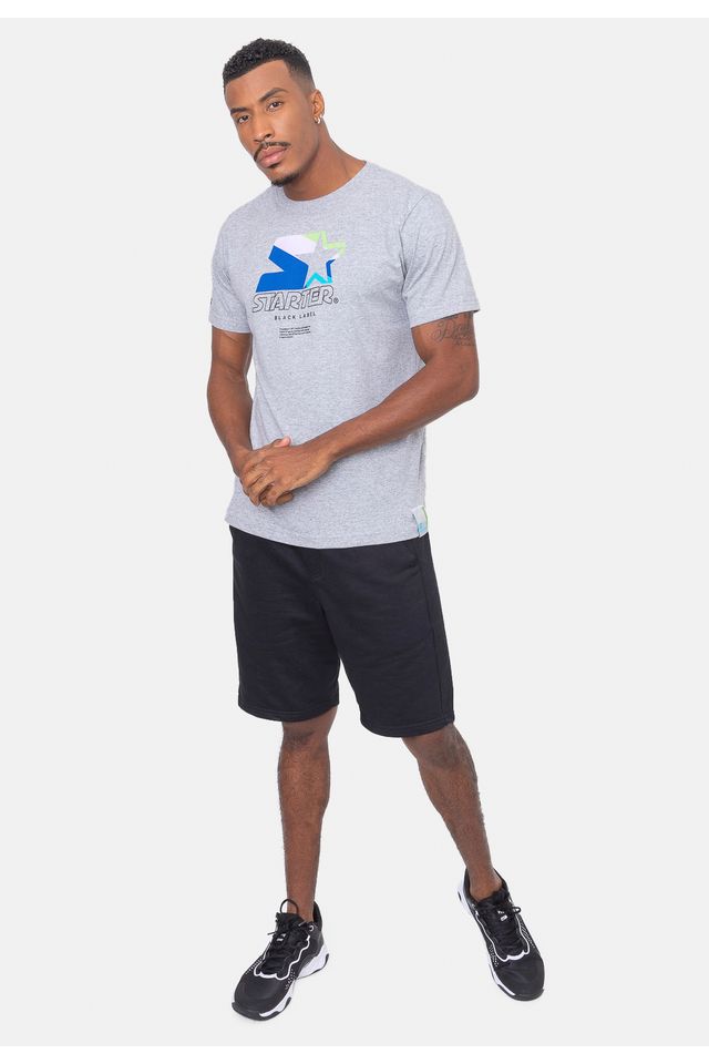 Camiseta-Starter-Geometric-Logo-Cinza-Mescla