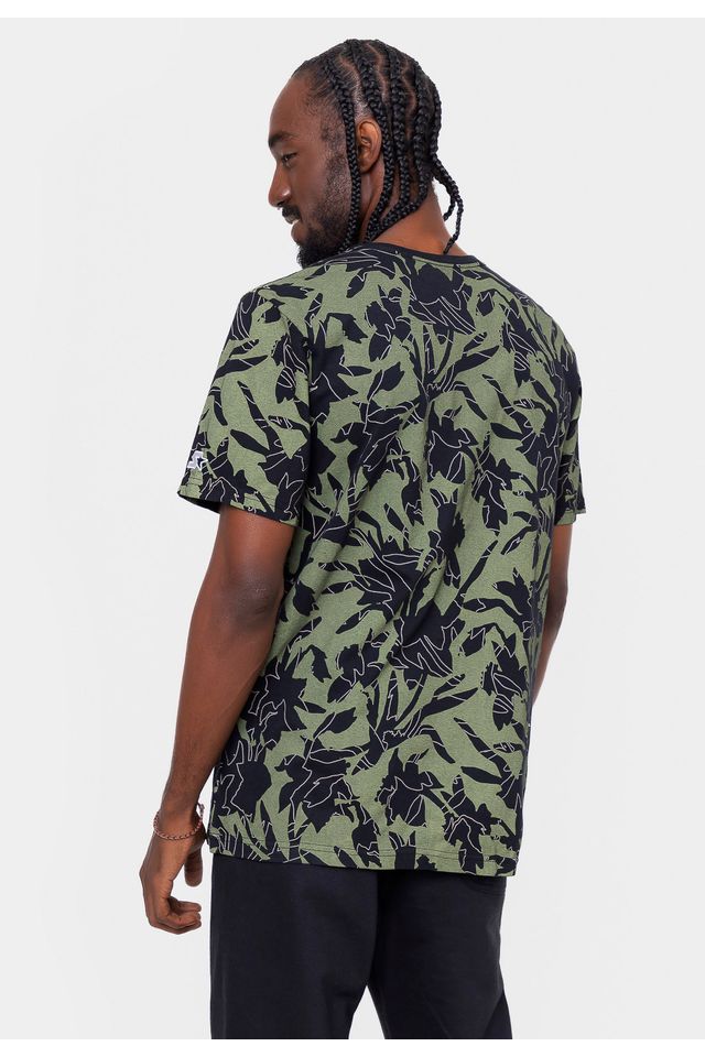 Camiseta-Starter-Folhagem-Preta