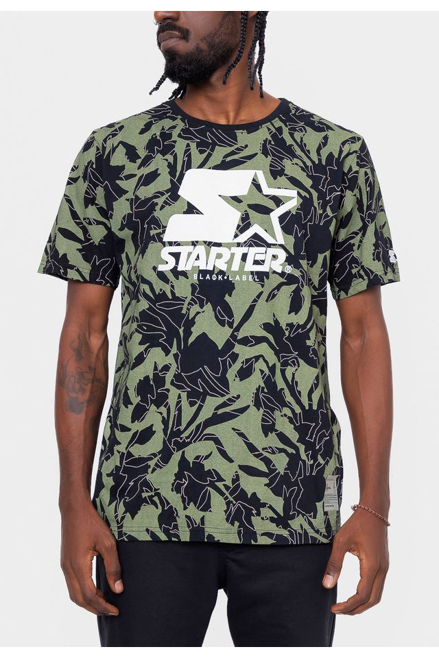 Camiseta-Starter-Folhagem-Preta