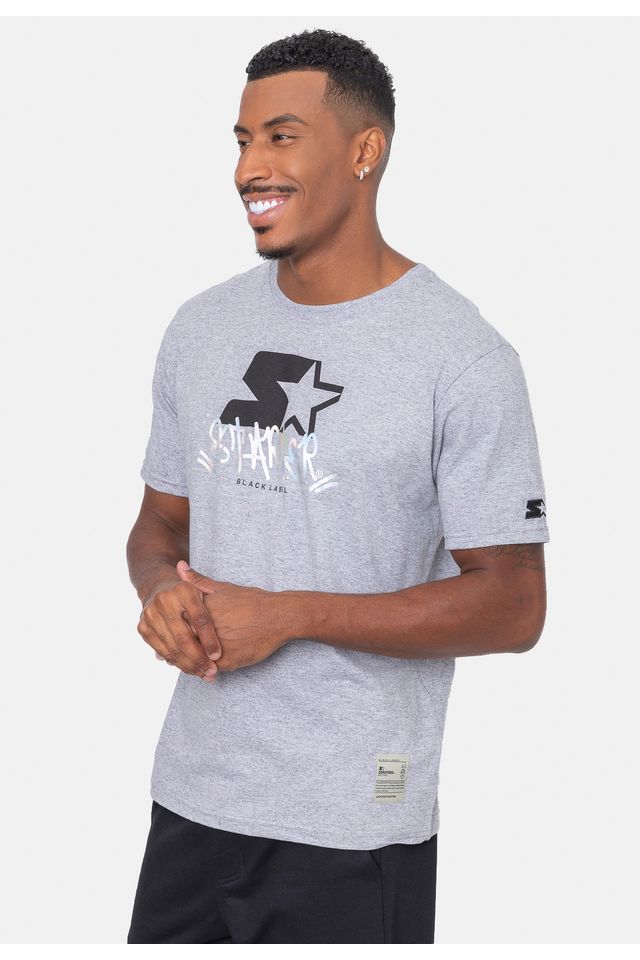 Camiseta-Starter-Colors-Cinza-Mescla