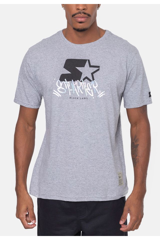 Camiseta-Starter-Colors-Cinza-Mescla