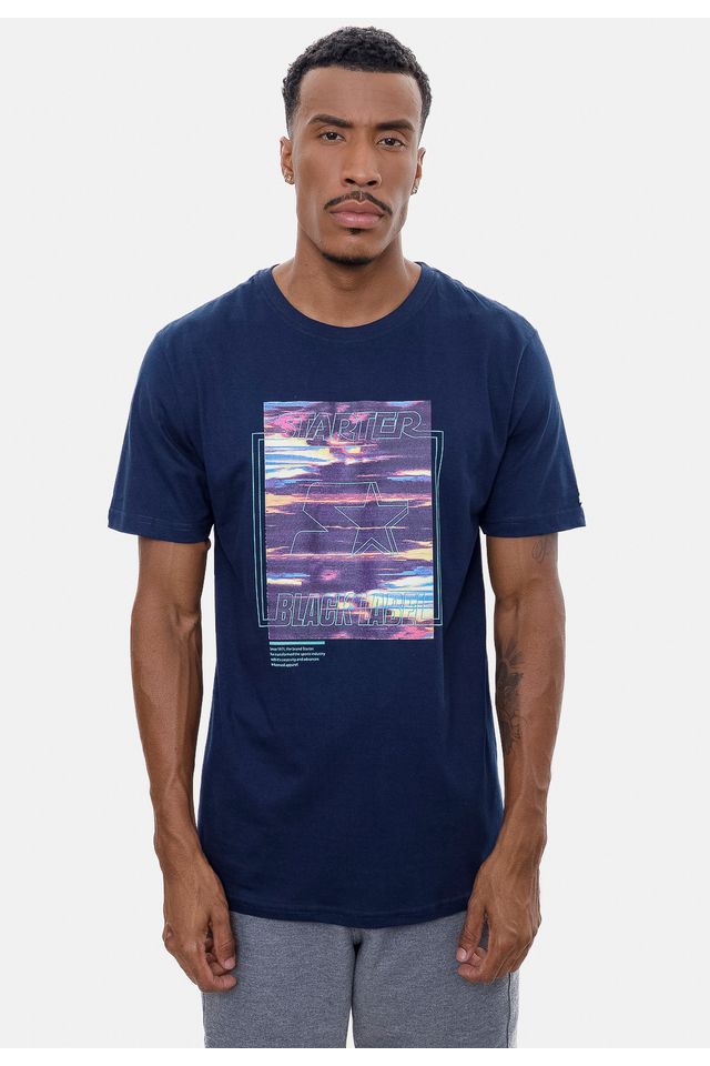 Camiseta-Starter-Estampada-Azul-Marinho Camiseta-Starter-Estampada-Azul-Marinho