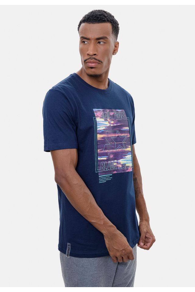 Camiseta-Starter-Estampada-Azul-Marinho