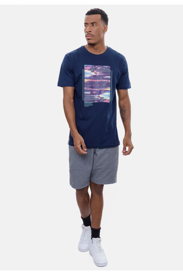 Camiseta-Starter-Estampada-Azul-Marinho