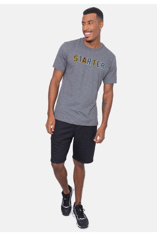 Camiseta-Starter-Color-Cinza-Mescla-Escuro