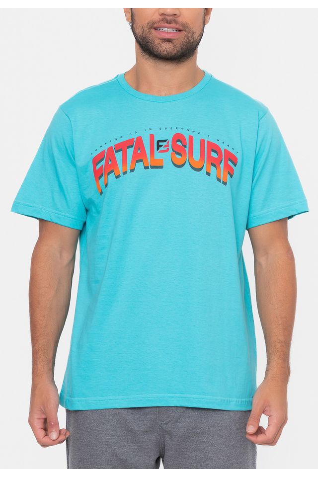 Camiseta-Fatal-Heart-Azul
