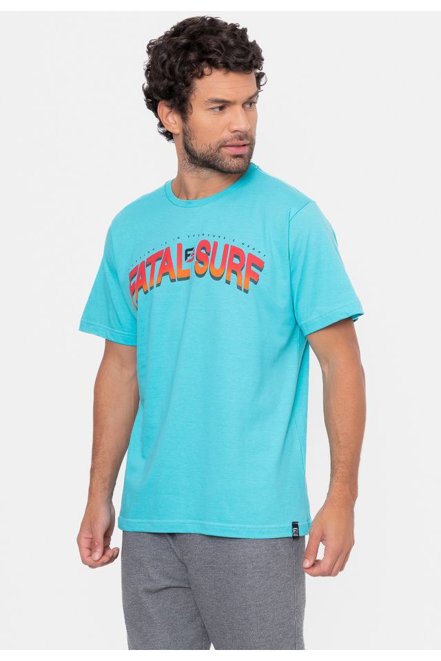 Camiseta-Fatal-Heart-Azul