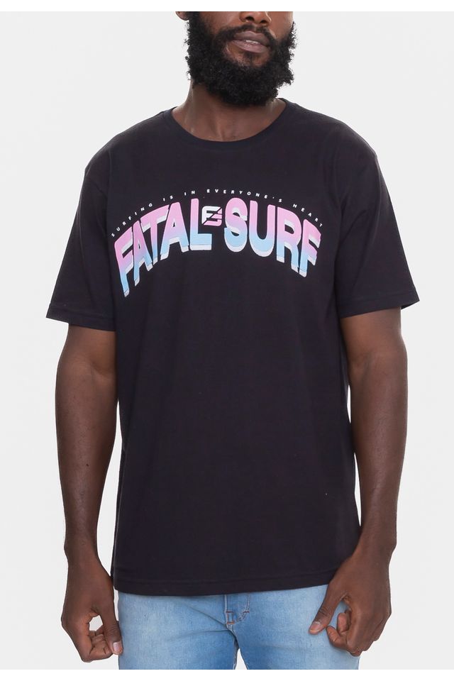 Camiseta-Fatal-Heart-Preta