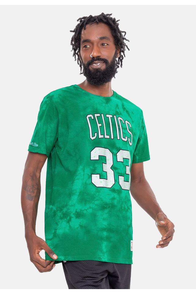 Camiseta-Mitchell---Ness-Galaxy-Tie-Dye-Boston-Celtics-Larry-Bird-Verde Camiseta-Mitchell---Ness-Galaxy-Tie-Dye-Boston-Celtics-Larry-Bird-Verde