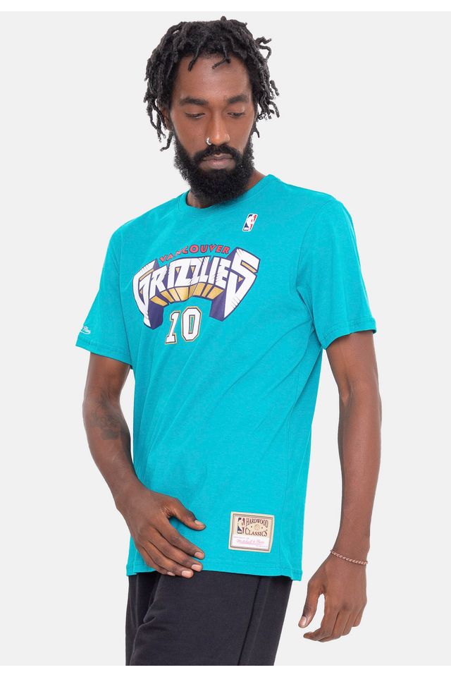 Camiseta-Mitchell---Ness-Name-And-Number-Mike-Bibby-Vancouver-Grizzlies-Verde Camiseta-Mitchell---Ness-Name-And-Number-Mike-Bibby-Vancouver-Grizzlies-Verde