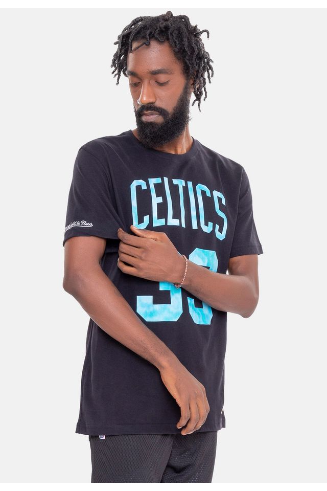 Camiseta-Mitchell---Ness-Tie-Dye-Black-Boston-Celtics-Larry-Bird-Preta Camiseta-Mitchell---Ness-Tie-Dye-Black-Boston-Celtics-Larry-Bird-Preta