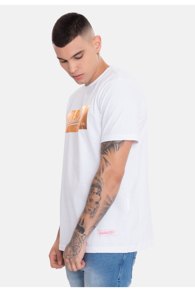 Camiseta-Mitchell---Ness-Box-Foil-Branca