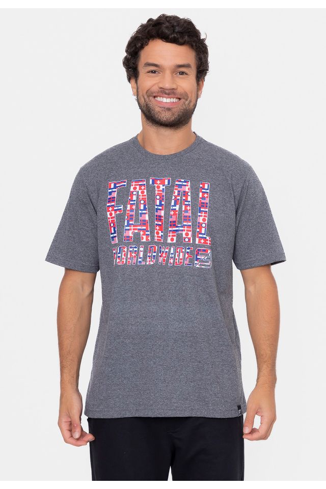 Camiseta-Fatal-Flag-Cinza-Mescla-Escuro Camiseta-Fatal-Flag-Cinza-Mescla-Escuro