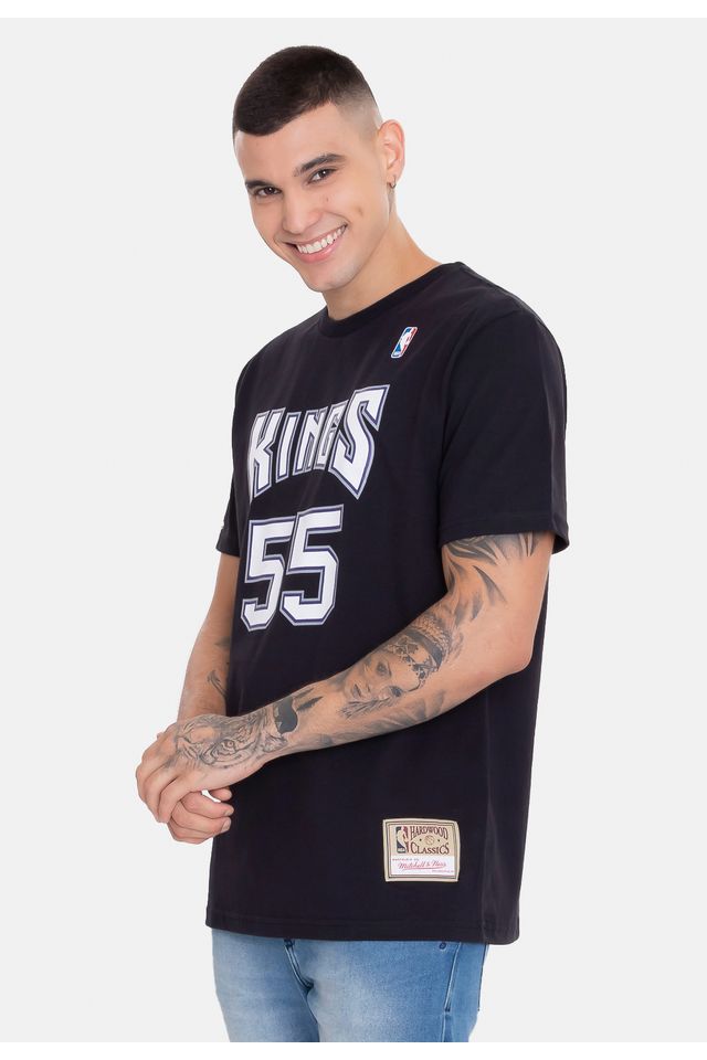 Camiseta-Mitchell---Ness-Name-And-Number-Jason-Williams-Sacramento-Kings-Preta