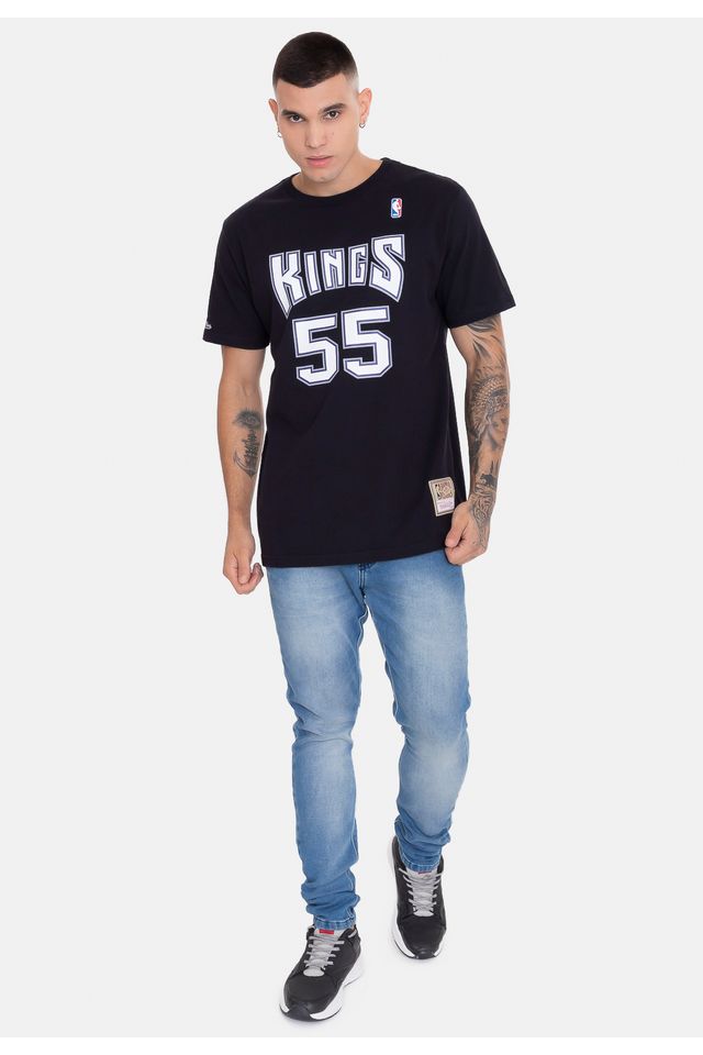 Camiseta-Mitchell---Ness-Name-And-Number-Jason-Williams-Sacramento-Kings-Preta