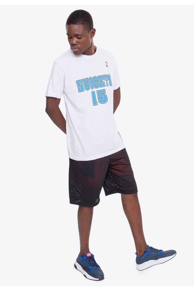Camiseta-Mitchell---Ness-Name-And-Number-Carmelo-Anthony-Denver-Nuggets-Branca