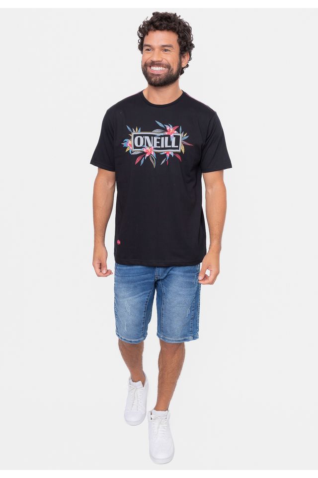 Camiseta-Oneill-Yabro-Preta