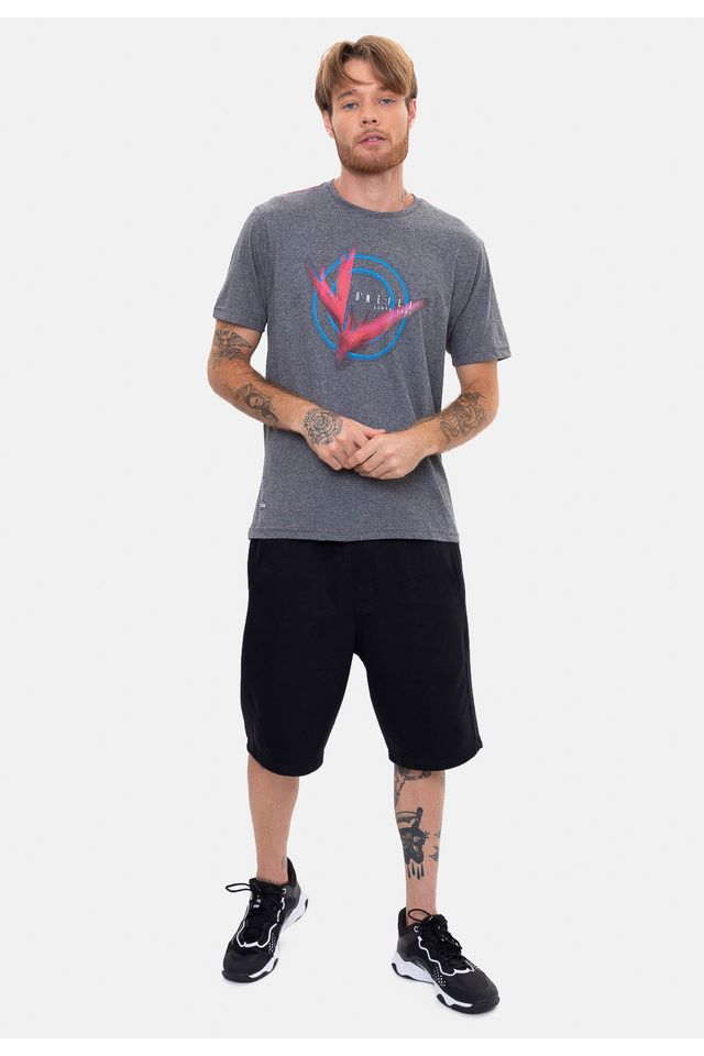 Camiseta-Oneill-Blur-Cinza-Mescla-Escuro