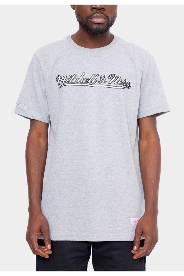 Camiseta-Mitchell---Ness-Branded-Script-Cinza-Mescla
