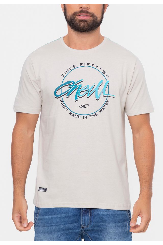 Camiseta-Oneill-Keg-Stand-Bege