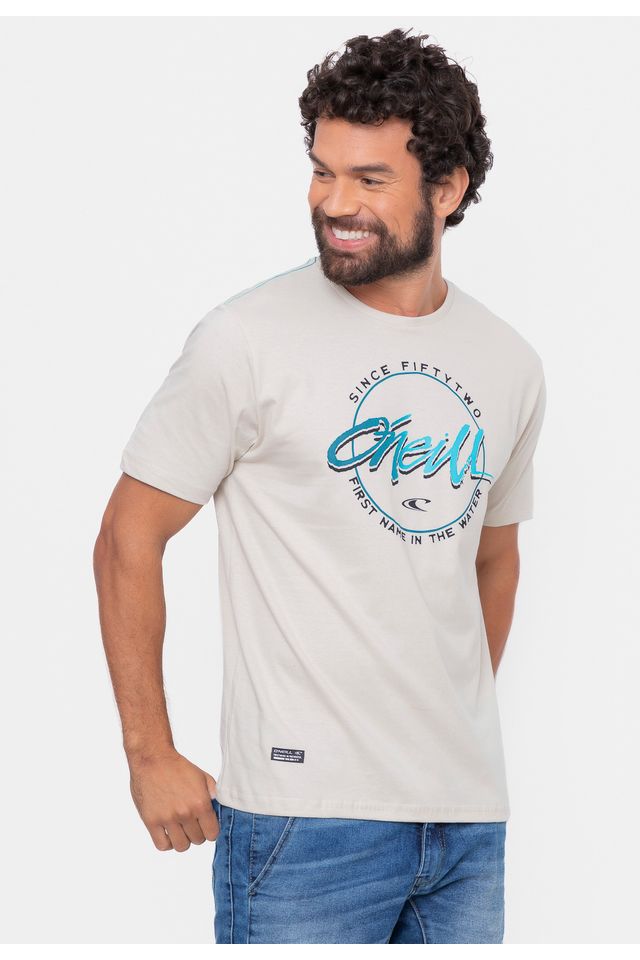 Camiseta-Oneill-Keg-Stand-Bege