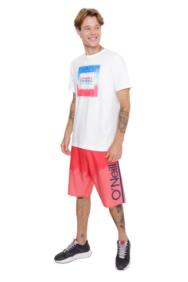 Camiseta-Oneill-Burst-Off-White