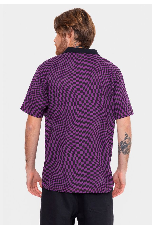 Camisa-Polo-HD-Liquify-Check-Roxa