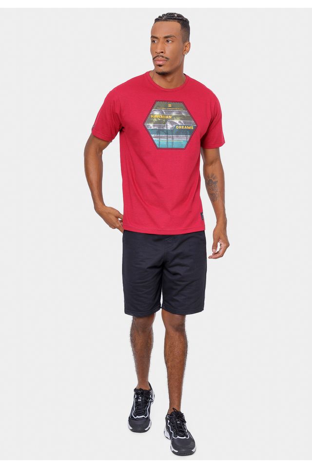 Camiseta-HD-Learding-Vermelha-Mescla