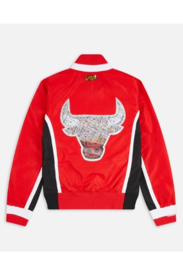 Jaqueta-Mitchell---Ness-75th-Anniversary-Chicago-Bulls-Vermelha